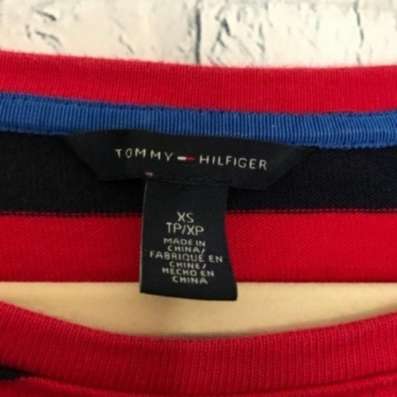 Tommy Hilfiger Size XS Striped Sweater Blouse - Picture 7 of 8